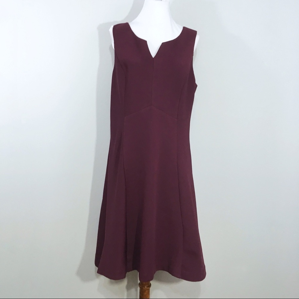 White House Black Market Sleeveless Sangria Dress